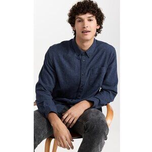 RAILS Runson Button Down Shirt Heather Blue XL